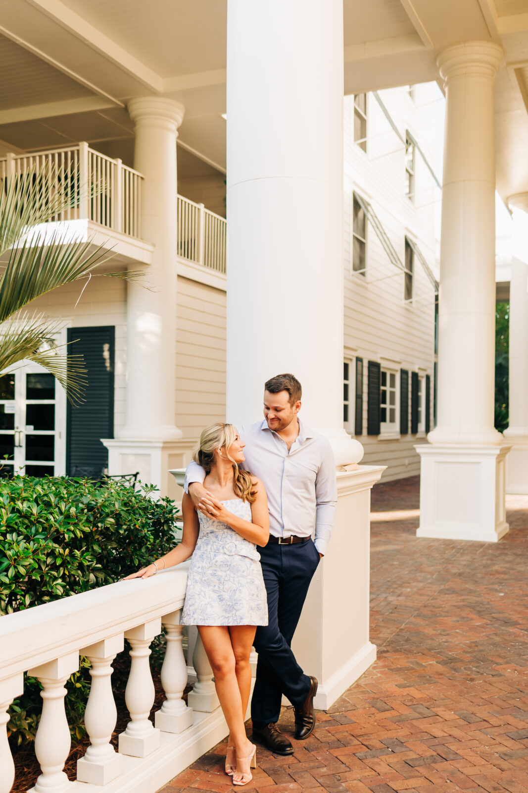 engagement session at Hotel Effie in Sandestin FL 