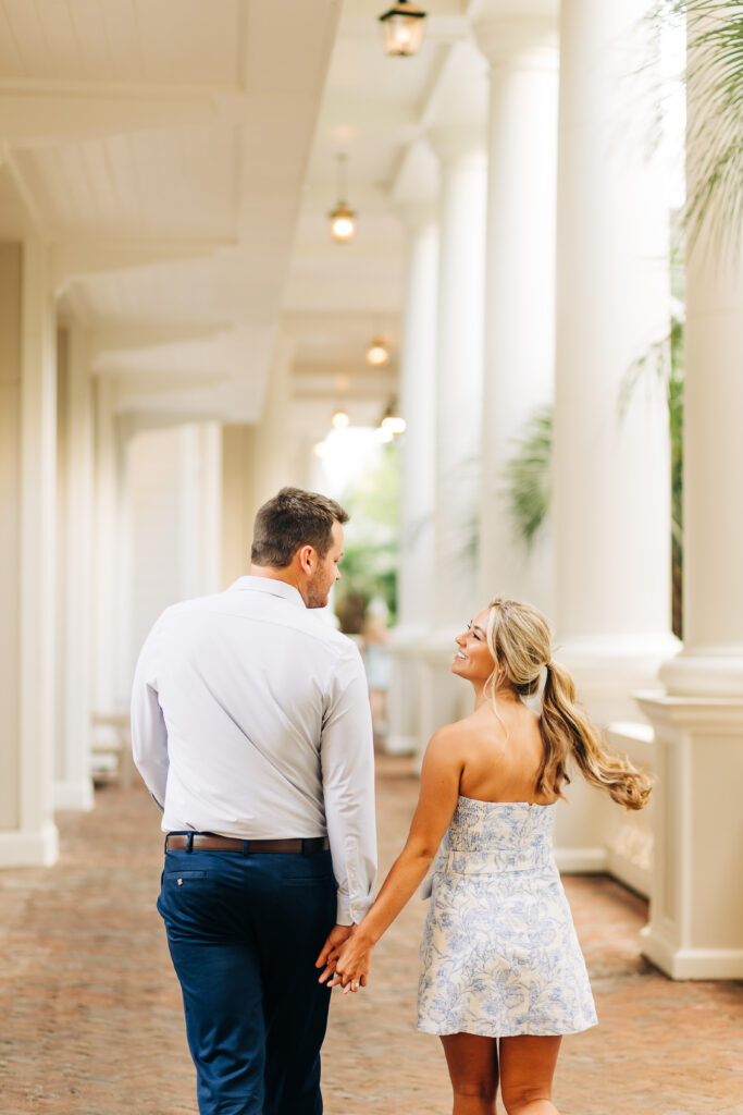 engagement session at Hotel Effie in Sandestin FL 