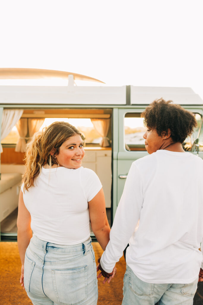 fun engagement session in grayton beach fl