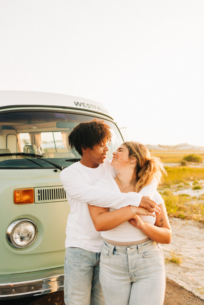 fun engagement session in grayton beach fl